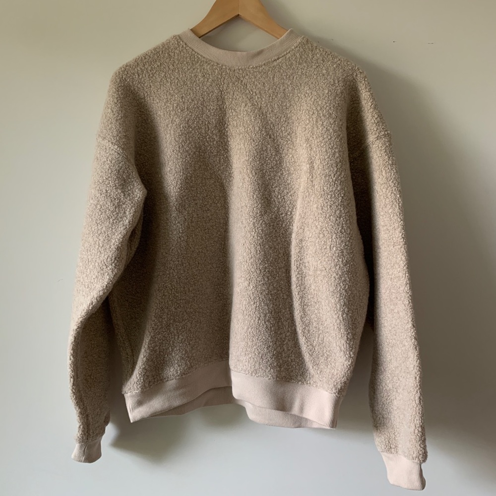 Outdoor Voices MegaFleece Sweatshirt Oatmeal Small